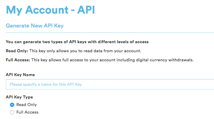 coinspot api permissions