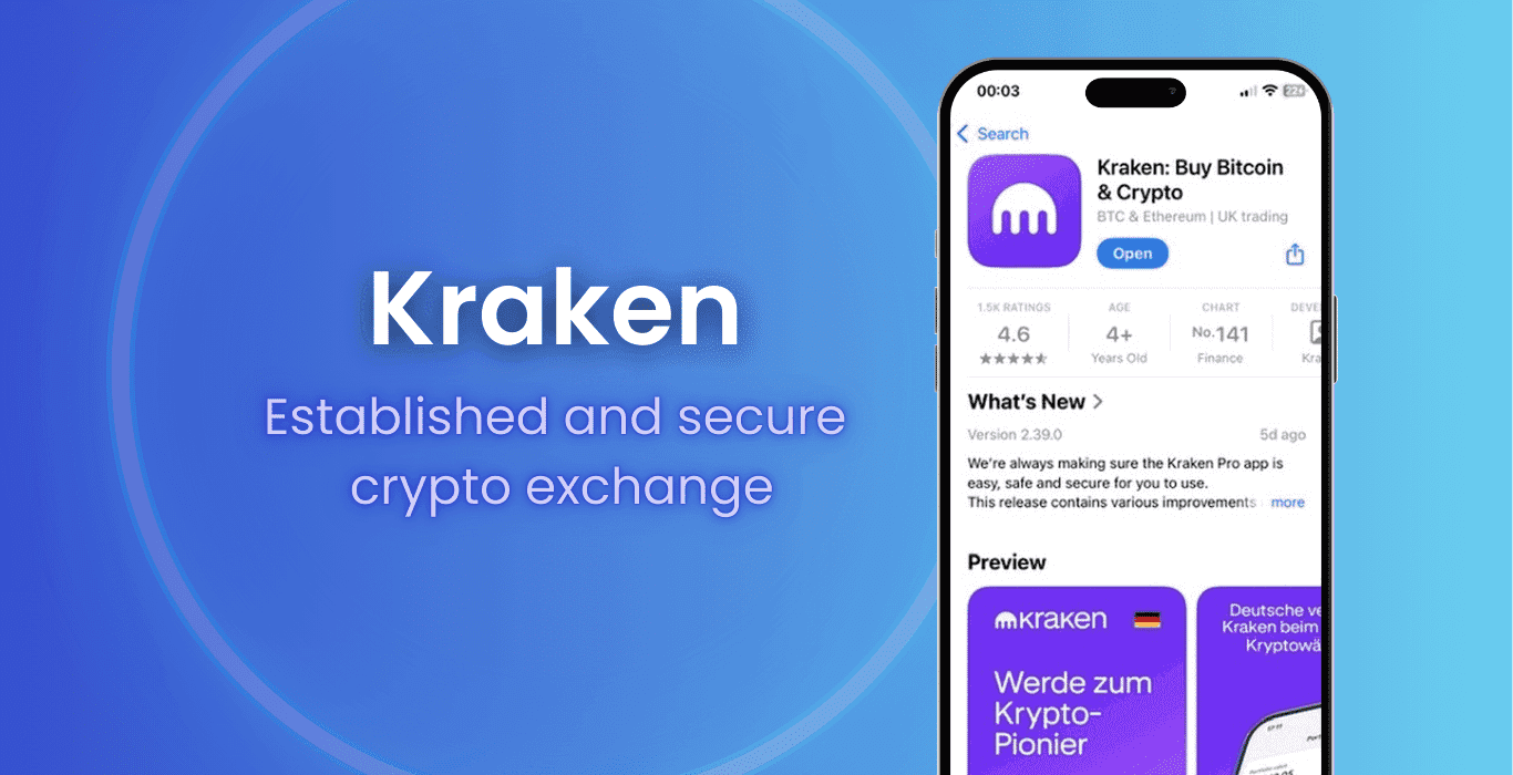Kraken crypto exchange app