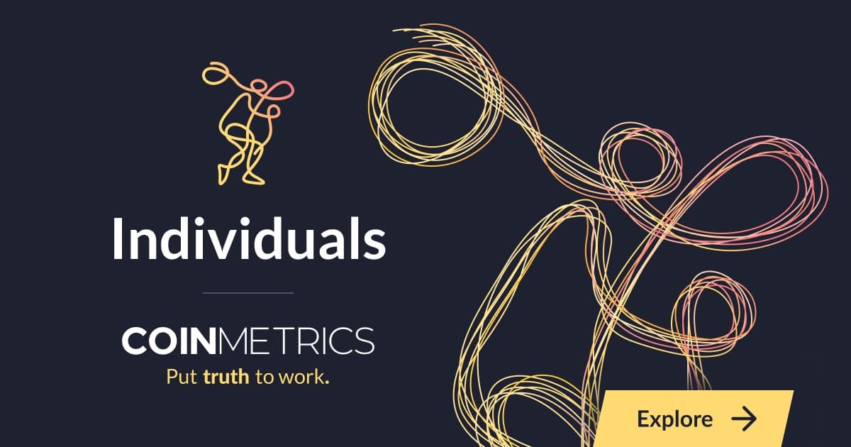 CoinMetrics on-chain data platform