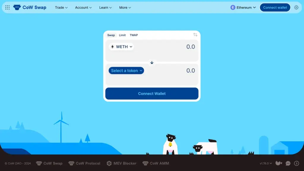 CoW Swap EVM decentralized exchange