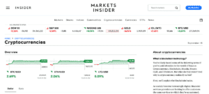 Business Insider - Traditional news outlets in crypto