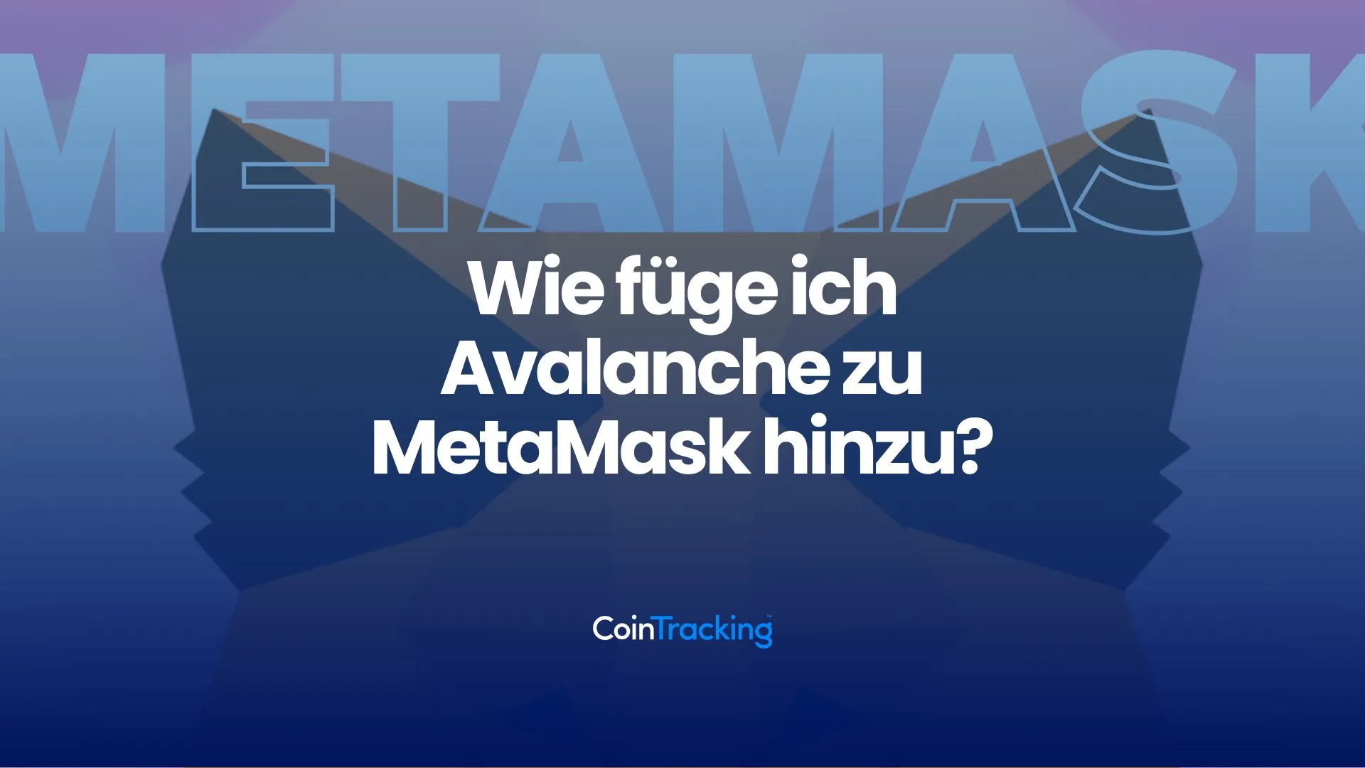 Wie füge ich Avalanche zu MetaMask hinzu?