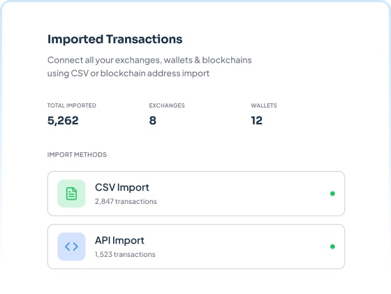 Import Crypto Data into CoinTracking