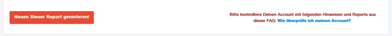 CoinTracking neuen Steuer Report generieren