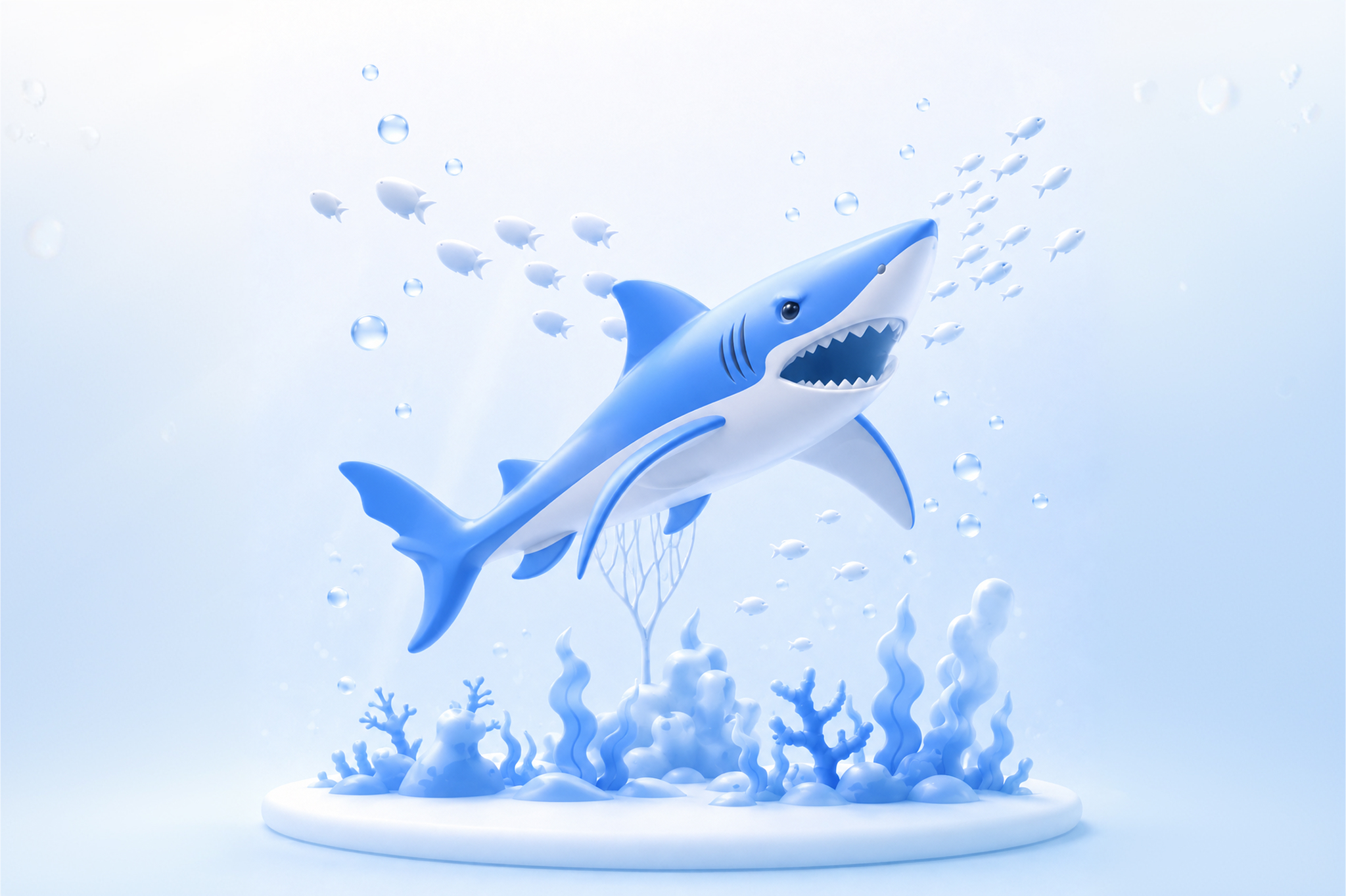 Shark — 3D Illustration
